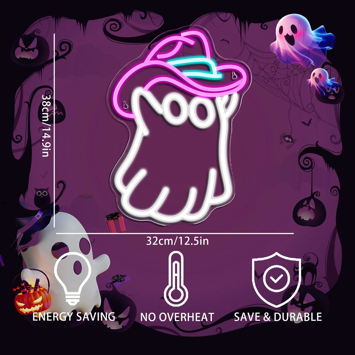 Halloween Decor Neon Sign