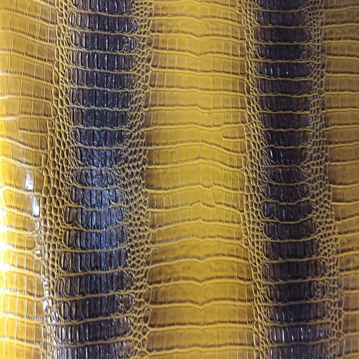 Metallic Faux Gator Vinyl Fabric