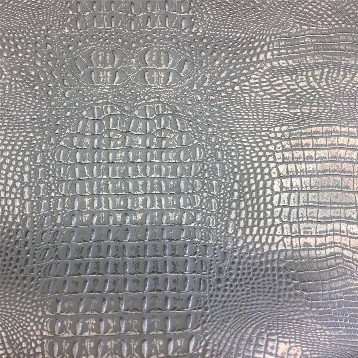 Metallic Faux Gator Vinyl Fabric