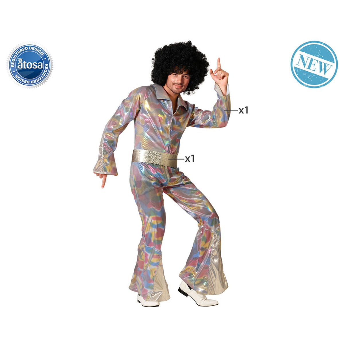 Costume for Adults Disco