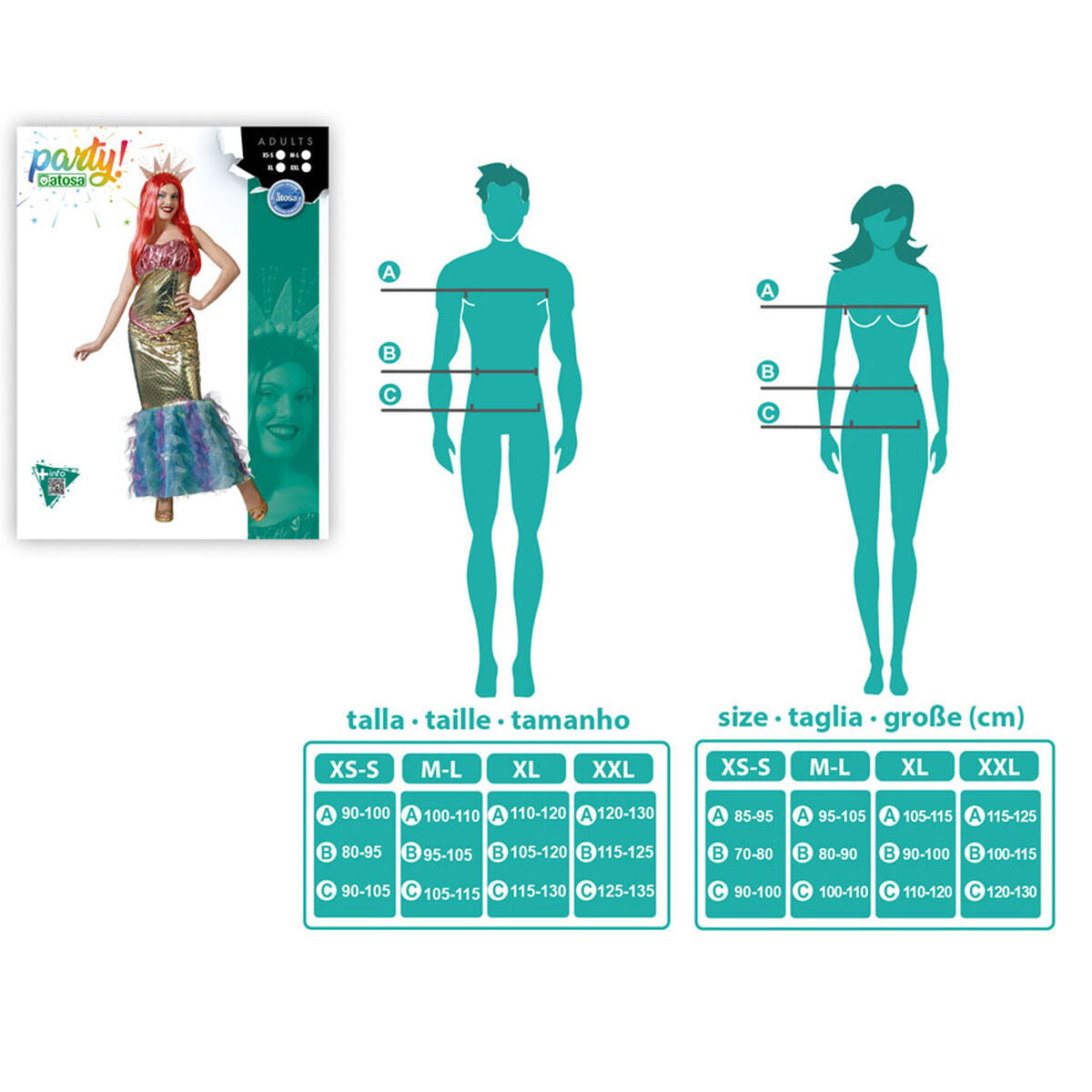 Costume for Adults Mermaid