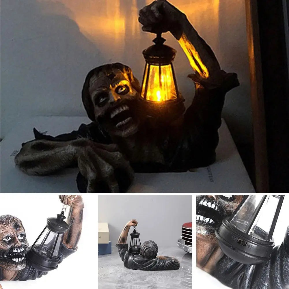 Halloween Zombie Crawling Horror Decor with LED Lights-1