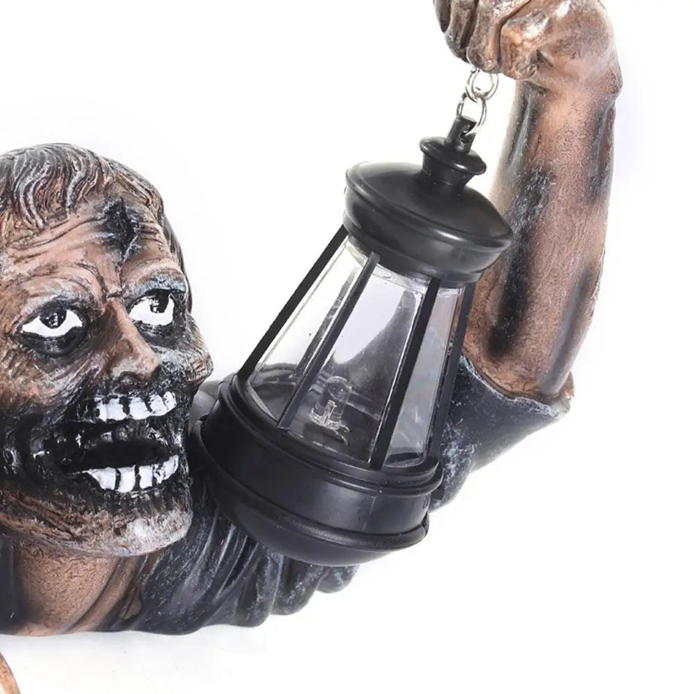Halloween Zombie Crawling Horror Decor with LED Lights-3