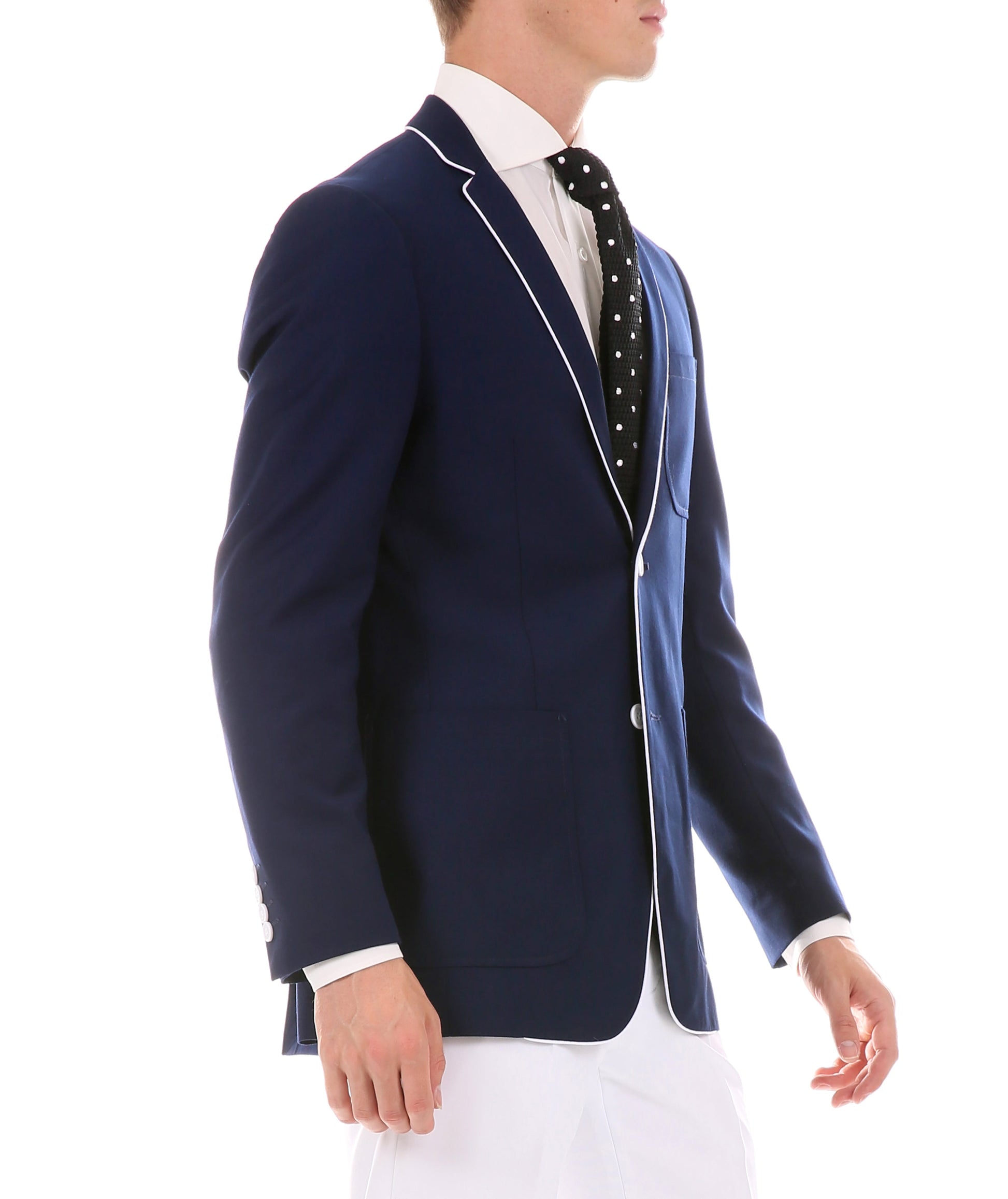Mens Porter Navy Slim Fit Blazer-2