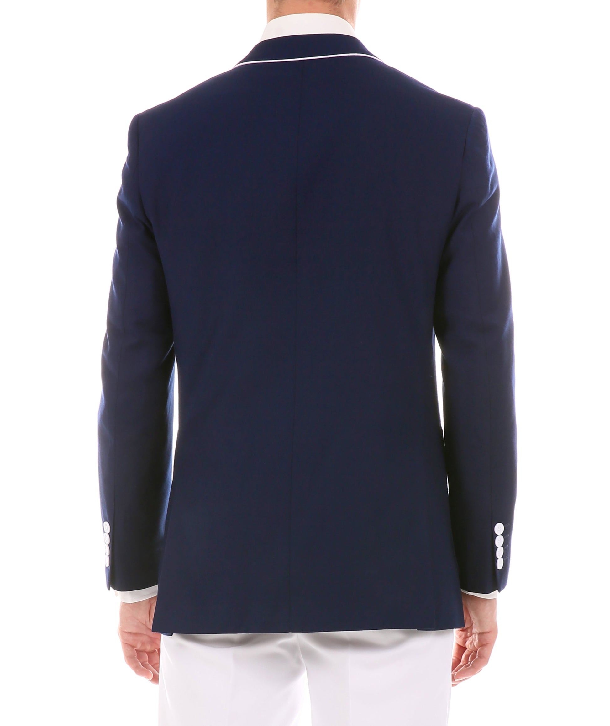 Mens Porter Navy Slim Fit Blazer-3