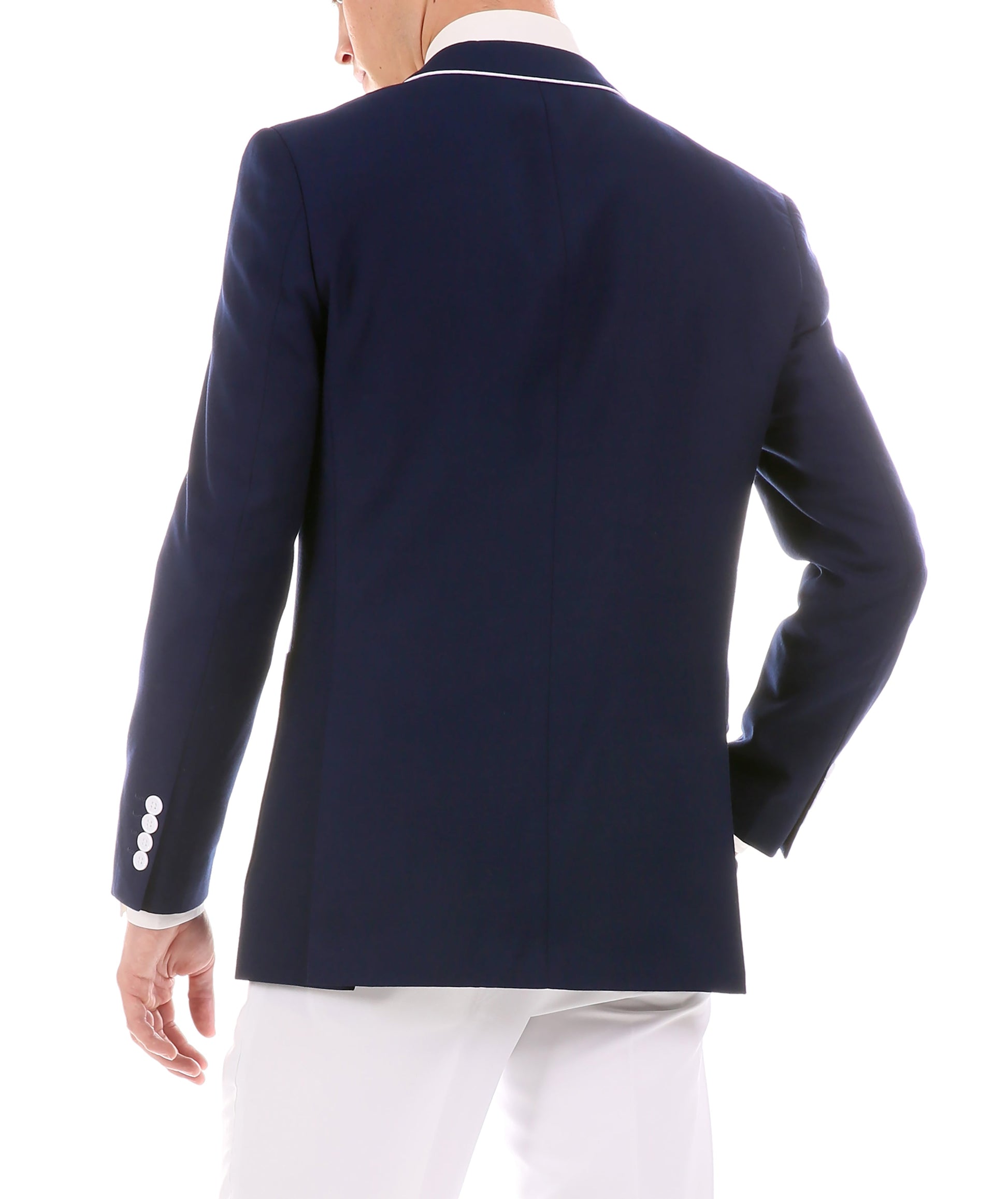Mens Porter Navy Slim Fit Blazer-4