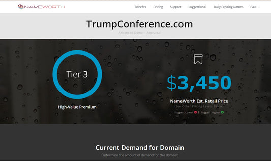 TrumpConference.com (Trump Con)  $3,450  OBO/ Offering  Seller Financing. - The Cat and Cock Shop