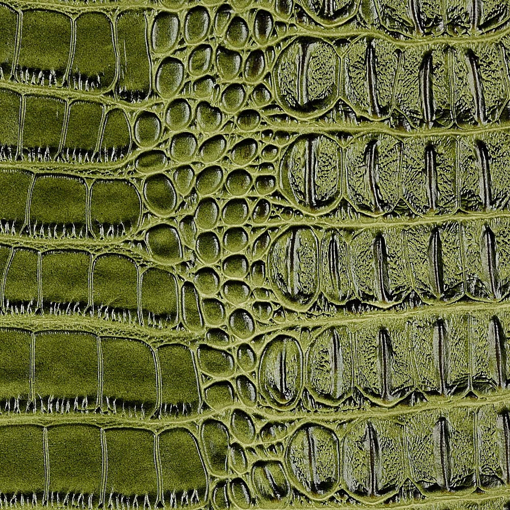 Metallic Faux Gator Vinyl Fabric